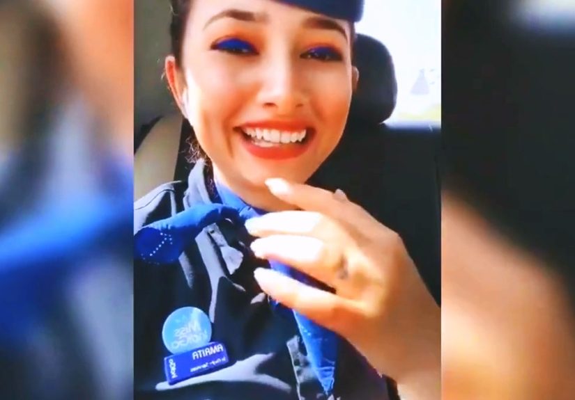 Neha Kapoor, Indian air stewardess whose mid-flight reunion went viral